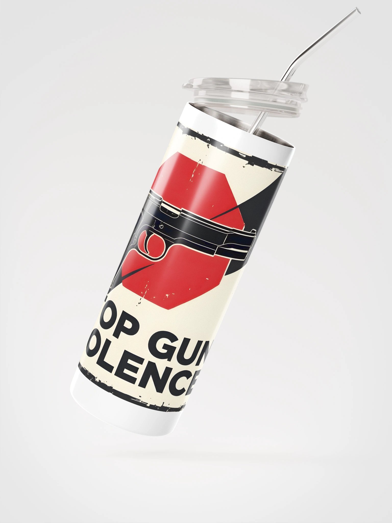 Eco-Friendly Stainless Steel Tumbler with Reusable Straw product image (2)