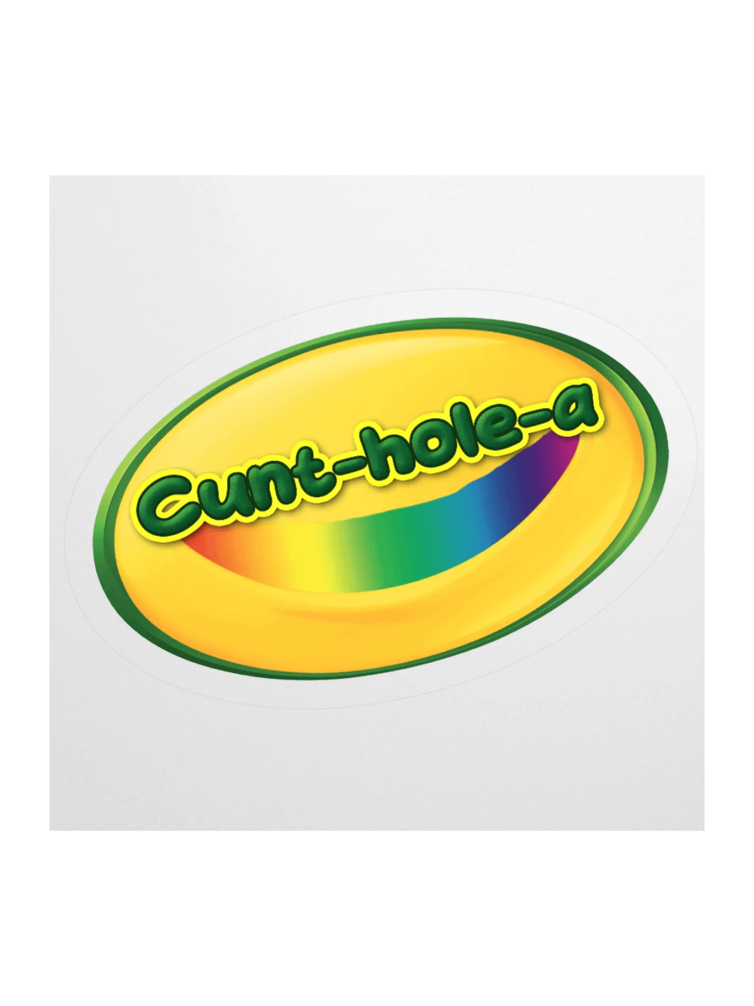 CUNT-HOLE-A STICKER (STICKER) product image (1)