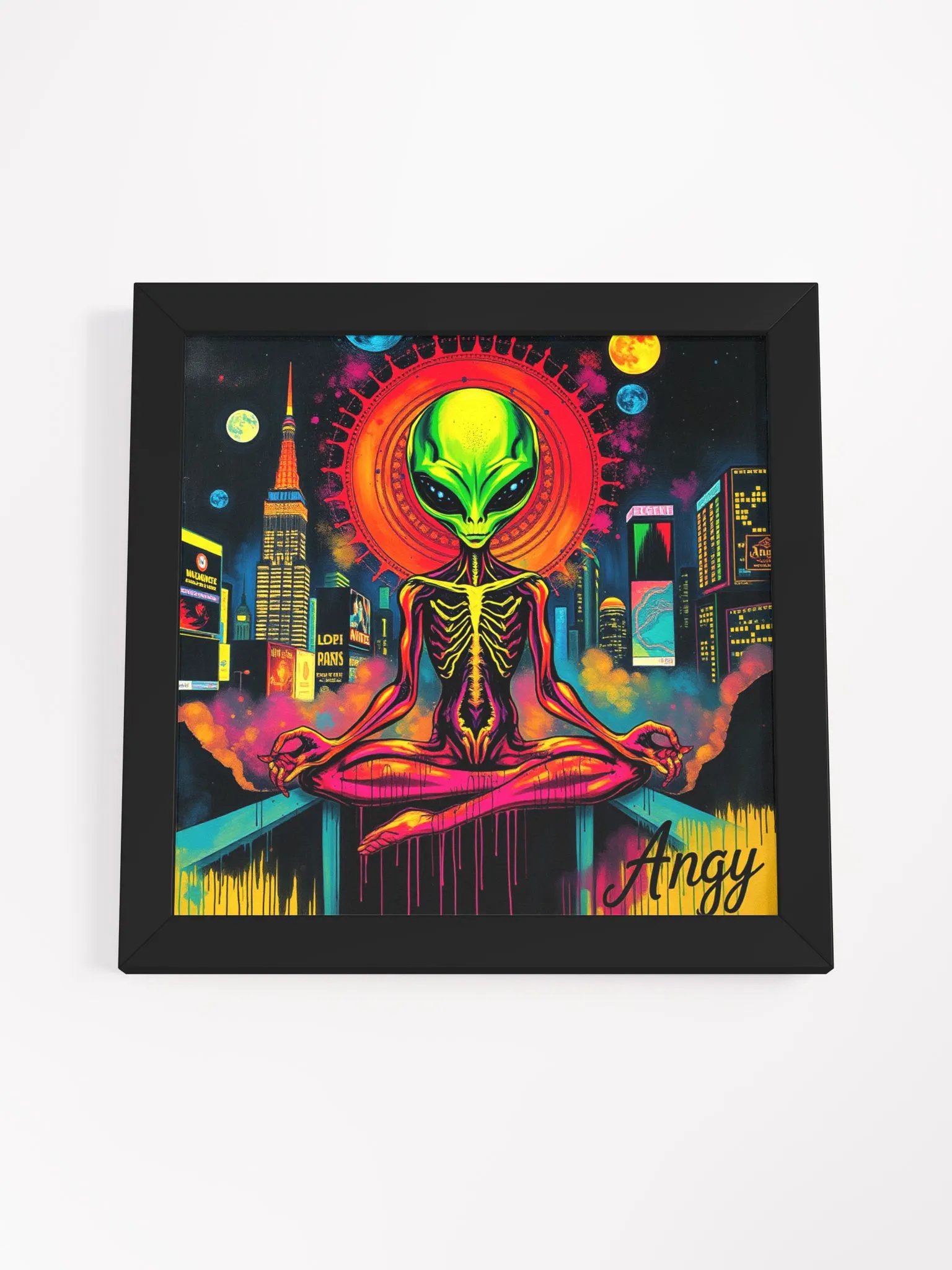 They catch on quickly! Wood Framed Matte Poster product image (19)