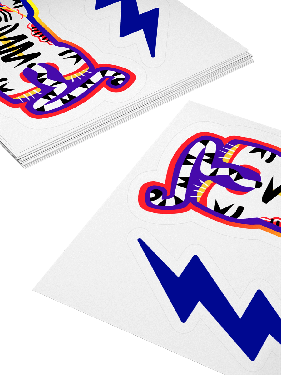 White Electric Tiger - Stickers product image (4)
