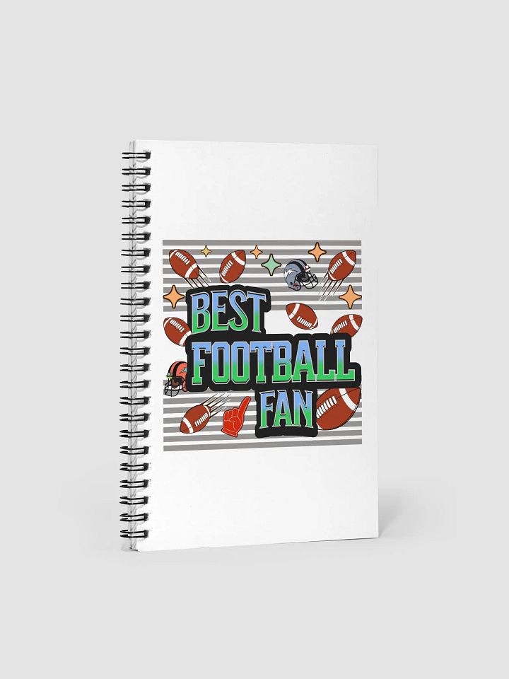 Best Football Fan Gridiron Glory Spiral Notebook product image (2)