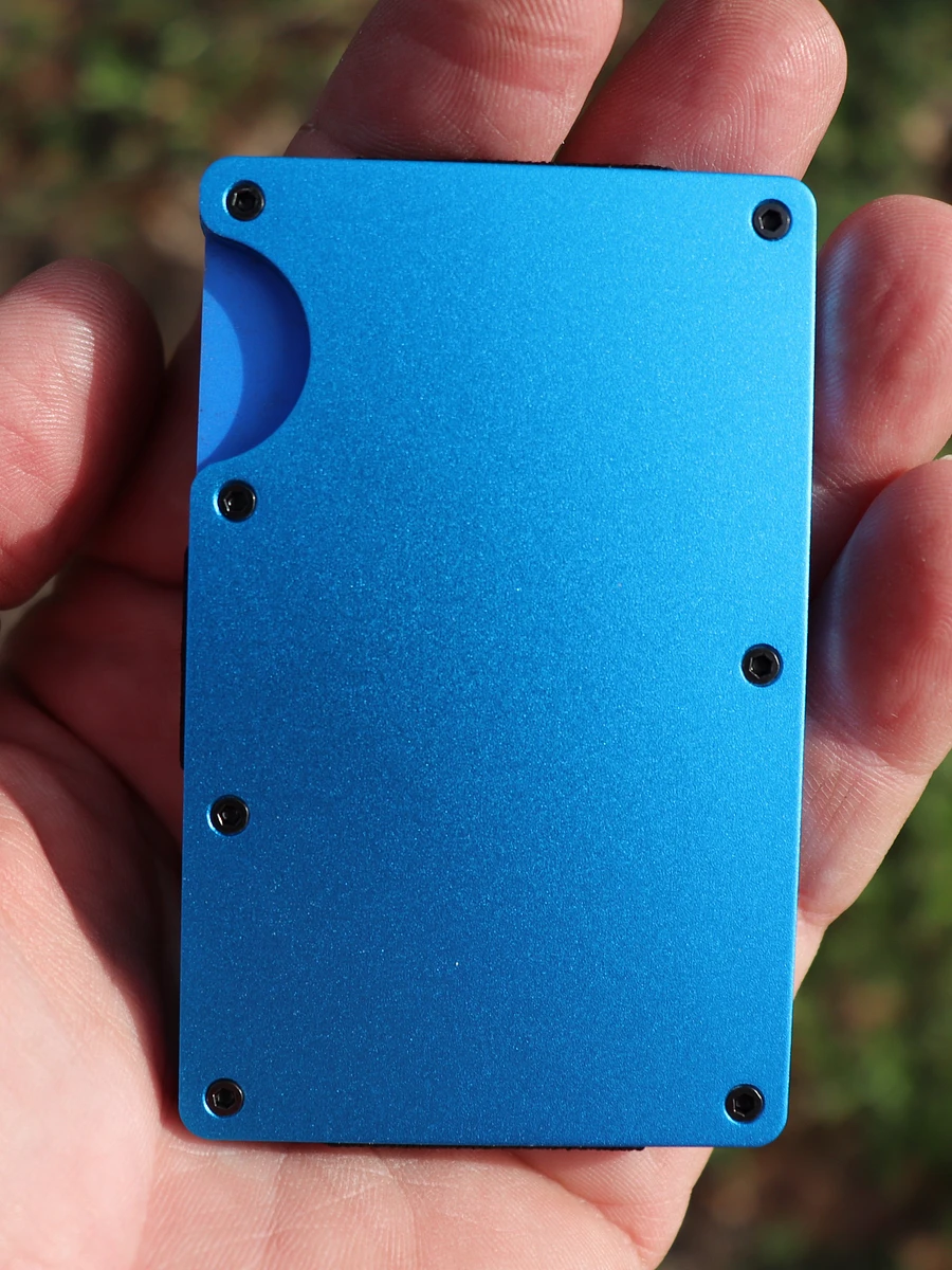 Blue RFID Blocking Wallet x 5 product image (3)