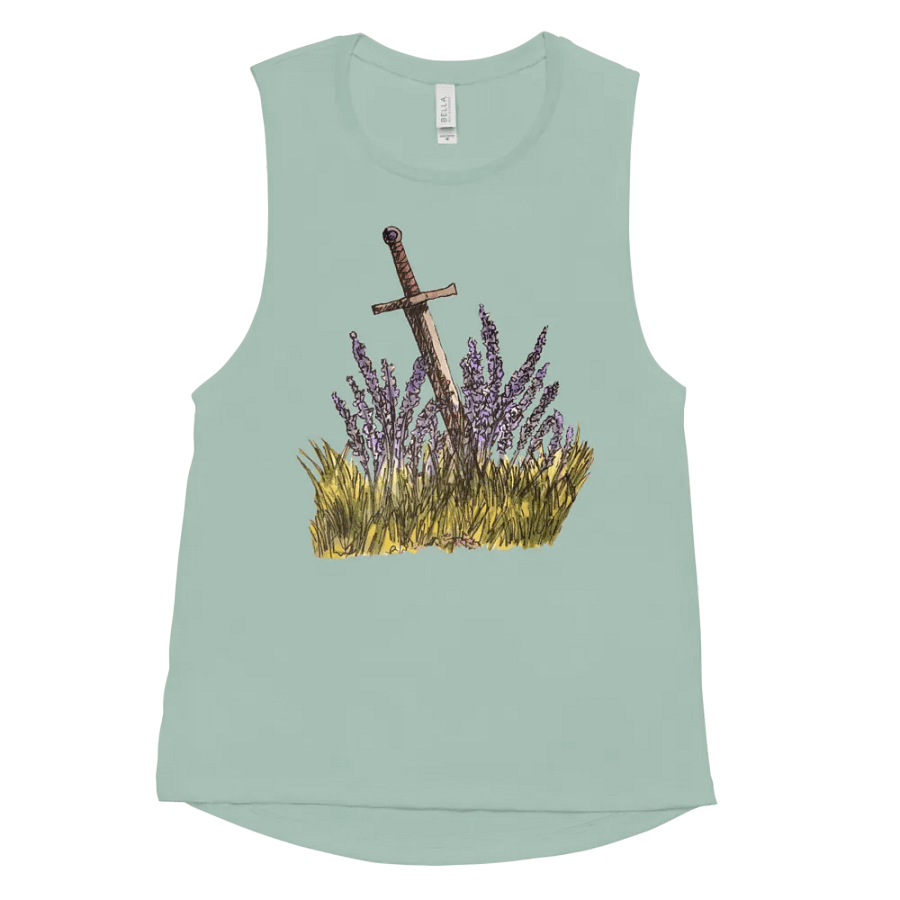 Lavender & Sword print Tanktop product image (12)