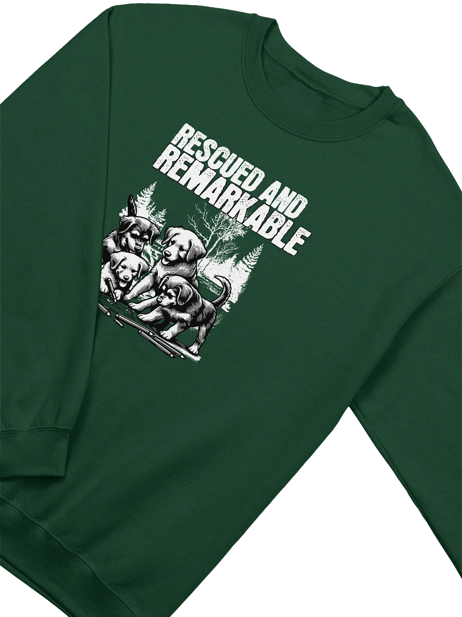 Rescued and Remarkable Pups Crewneck Sweatshirt product image (13)