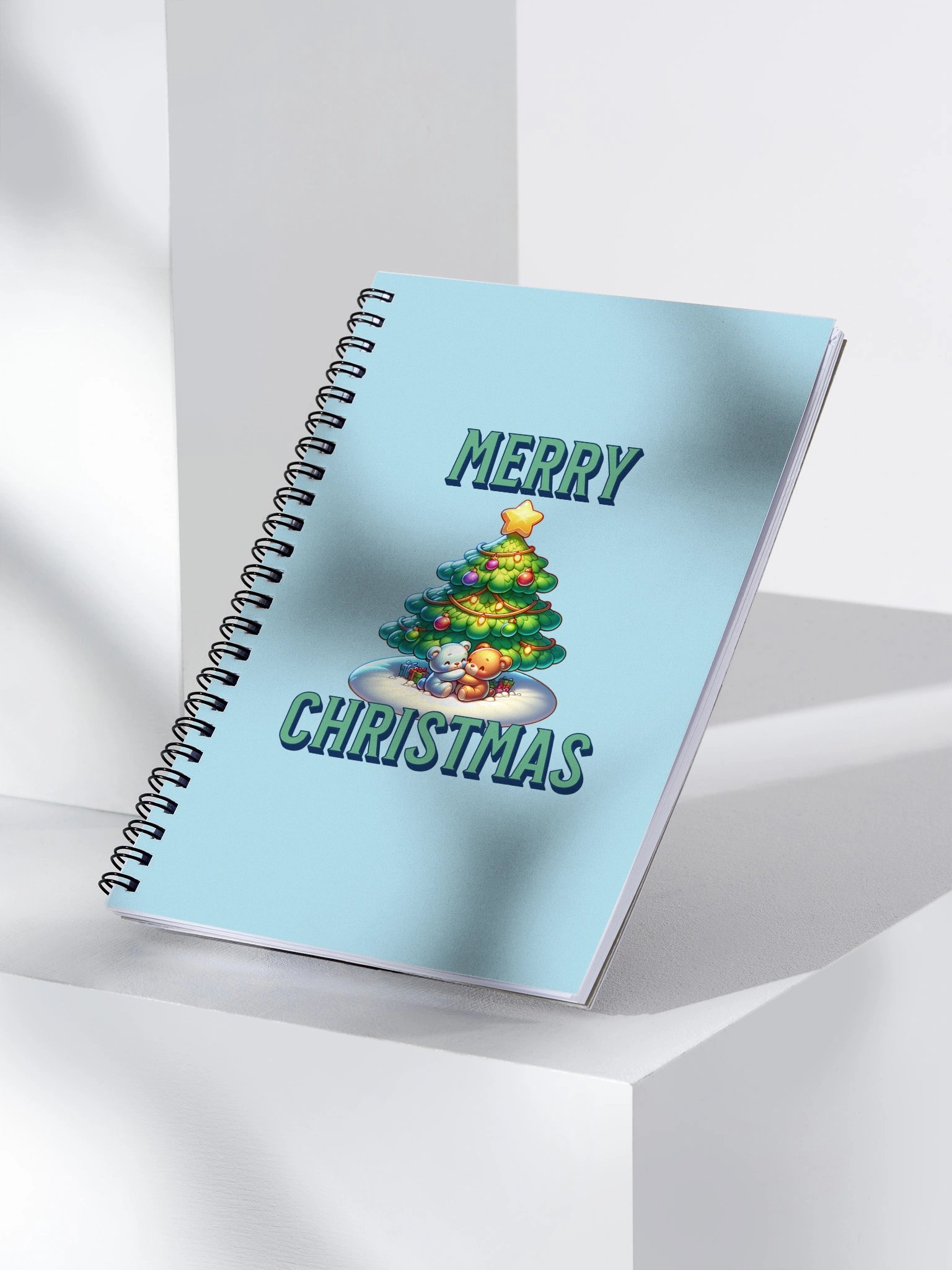 COZY CUDDLE CHRISTMAS TEDDY BEAR HOLIDAY NOTEBOOK product image (3)