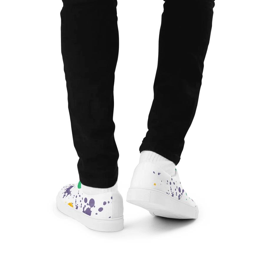 Splatter Fusion Lace-Up Canvas Shoes product image (6)