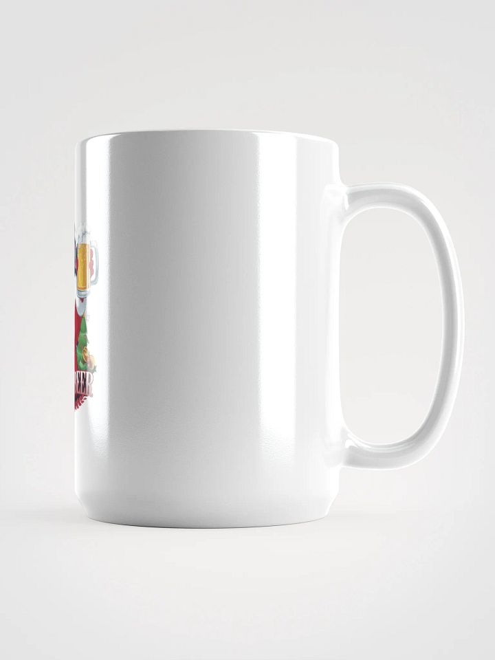 Santa’s Holiday Cheers White Glossy Mug product image (1)
