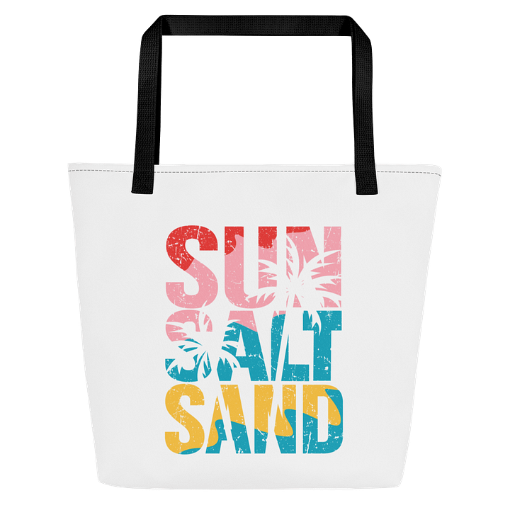 Sun Salt Sand Tropical Beach Tote Bag product image (1)