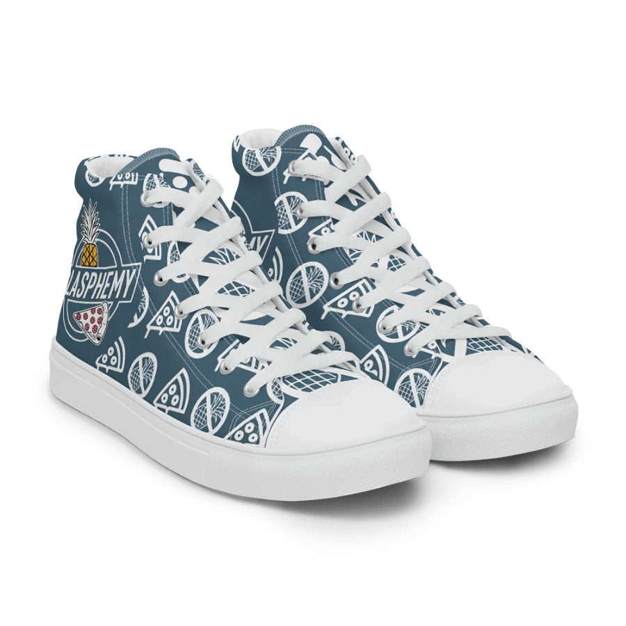 Blasphemy High Top Teal/White Female product image (8)