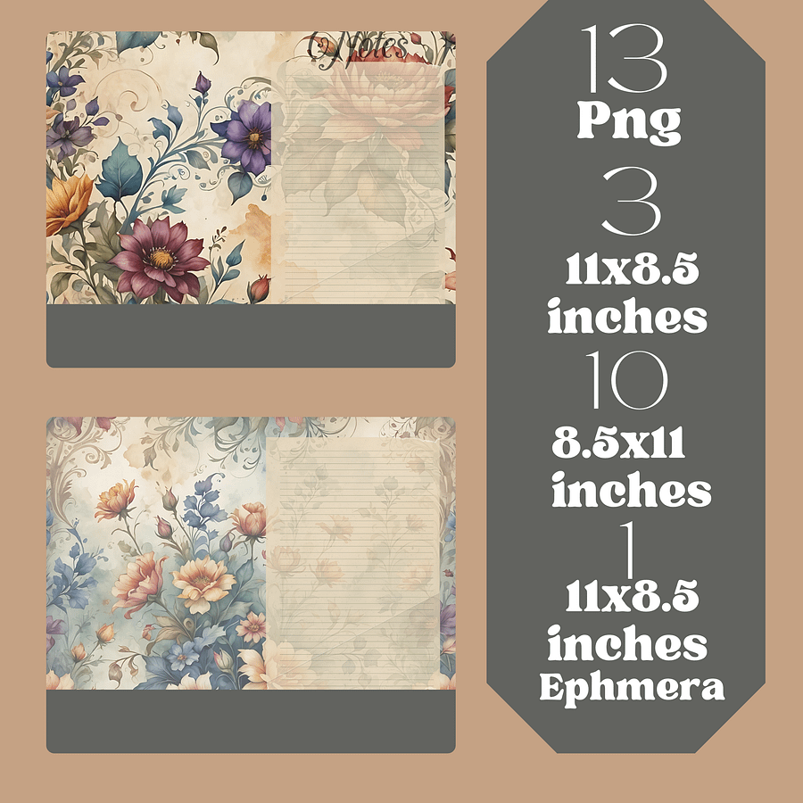 Vintage Blooms Junk Journal product image (2)