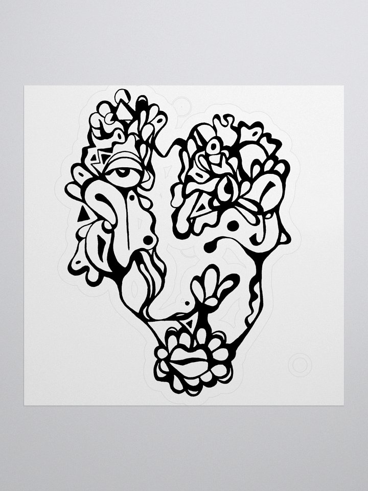 XPLOSIVE STICKER [BLACK & WHITE] product image (1)