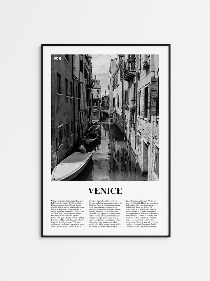 Venice 03 Newspaper Poster product image (1)