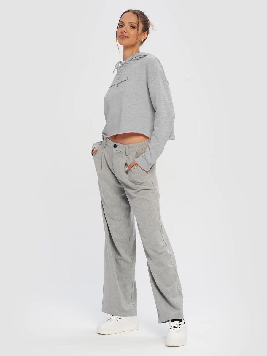 Peace Over Approval Cropped Hoodie product image (5)
