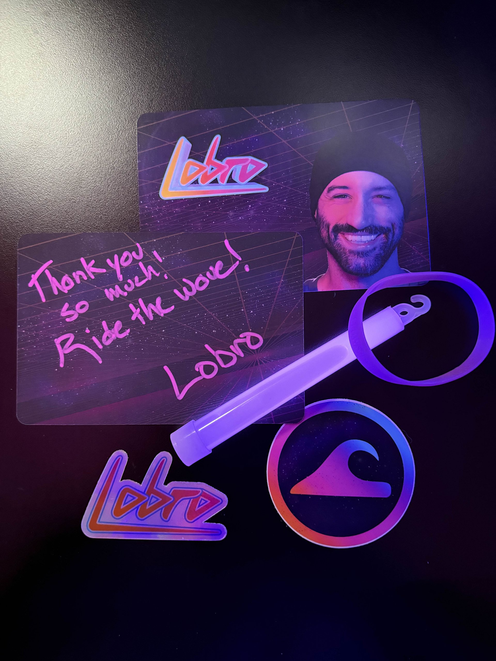 Glowstick Pack with Signed Thank You product image (1)