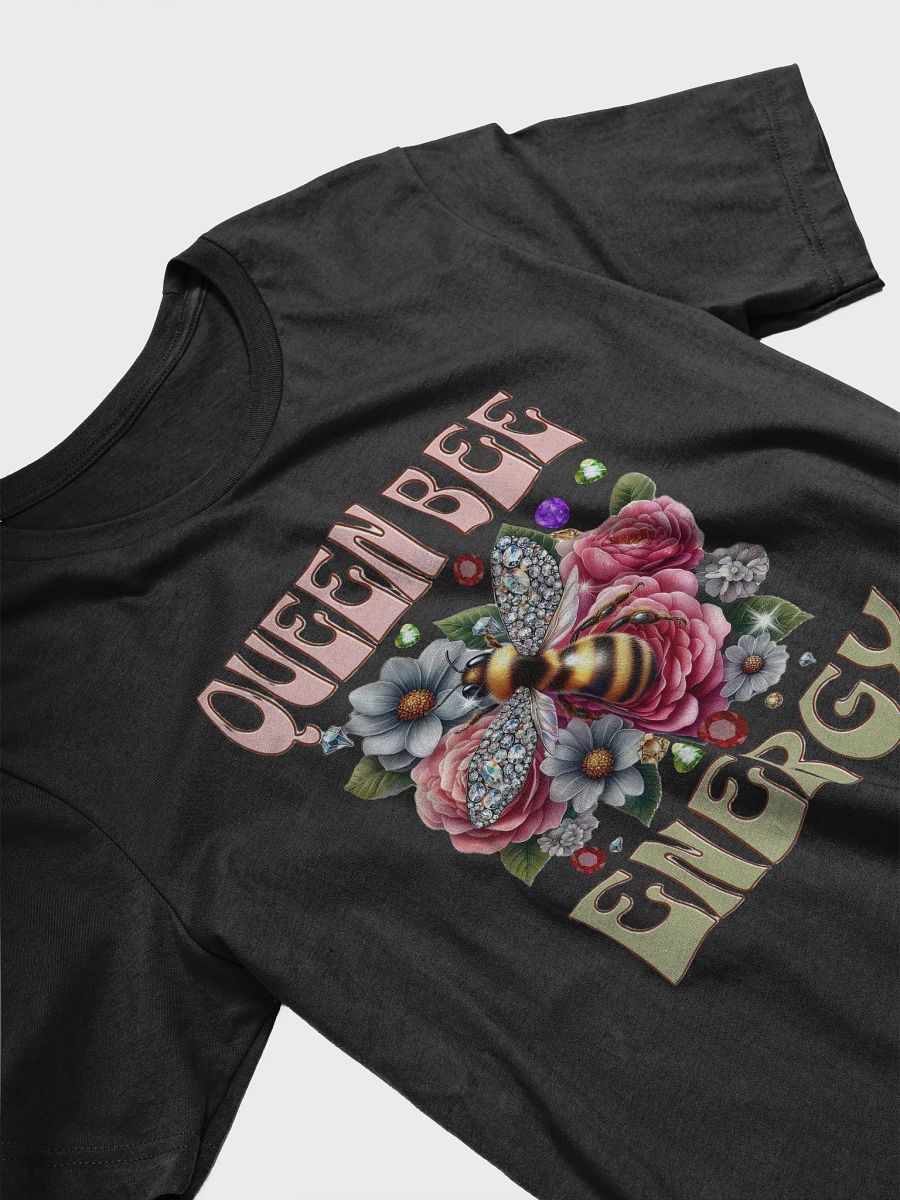 Queen Bee Energy T-Shirt | Floral Bee Design | Statement Tee product image (4)