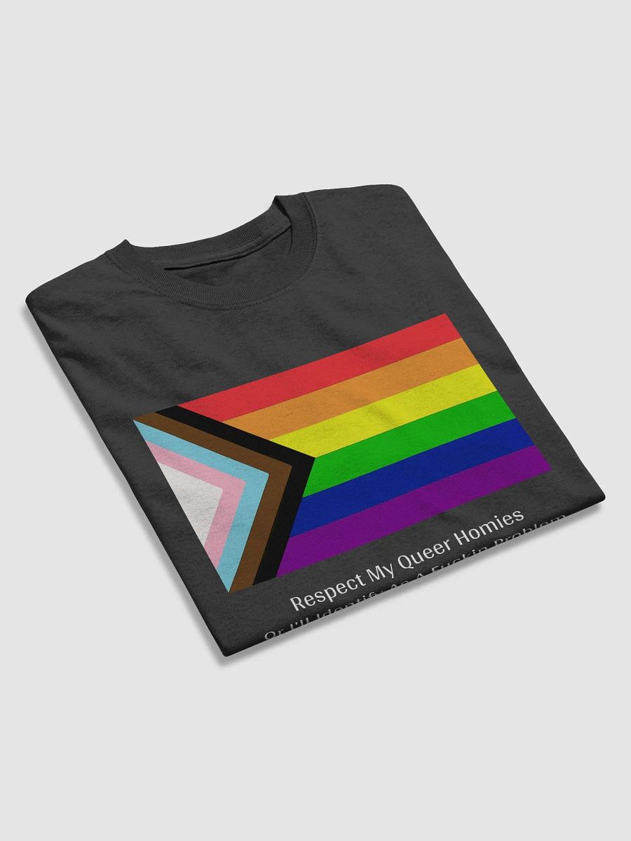 Respect My Queer Homies Tee - Dark Colors product image (12)