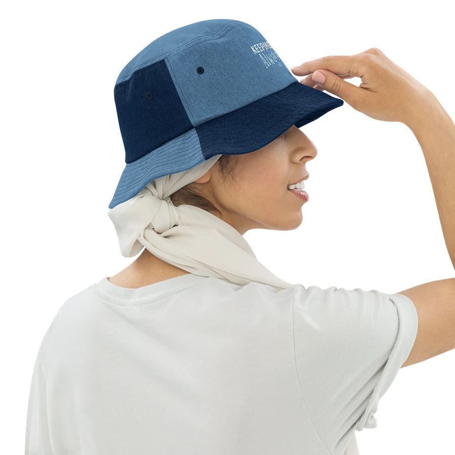 Frosty Keeping Azeroth Casual Denim Bucket Hat product image (17)