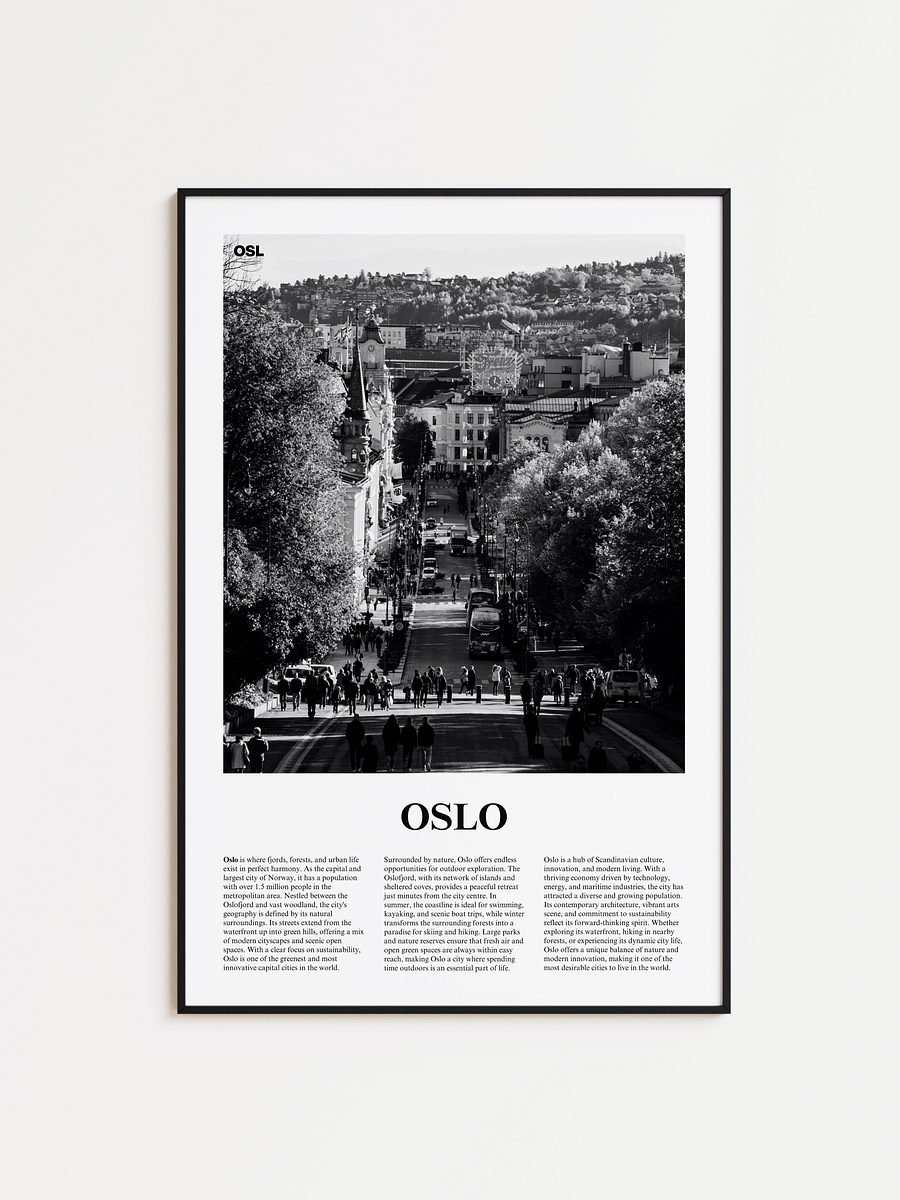 Oslo 02 Newspaper Poster product image (1)