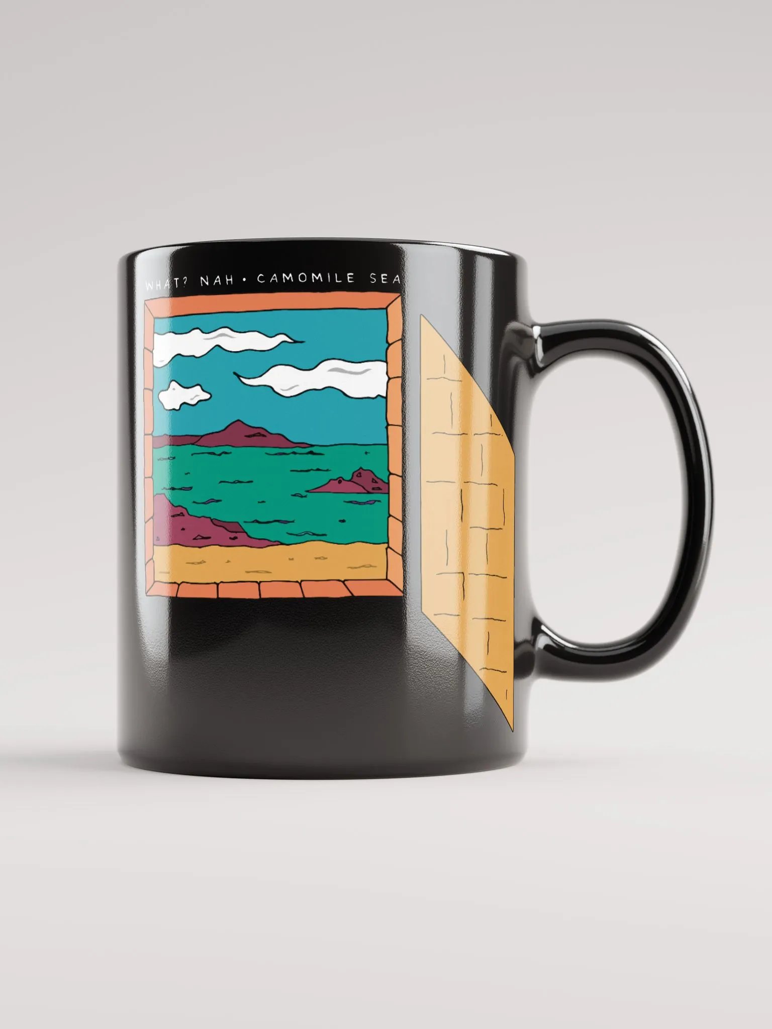 Camomile Sea Mug - Black product image (6)