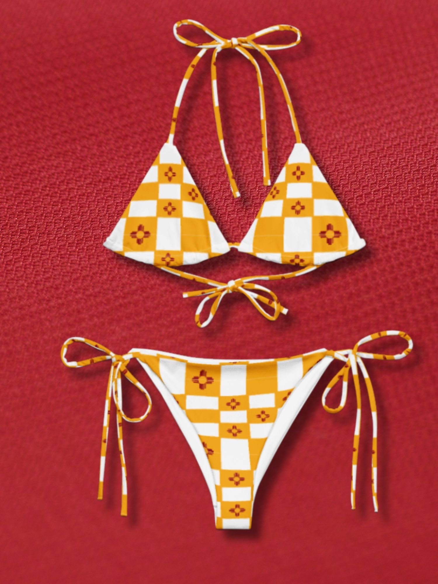 New Mexico Zia Checkerboard All-Over Bikini Set product image (4)