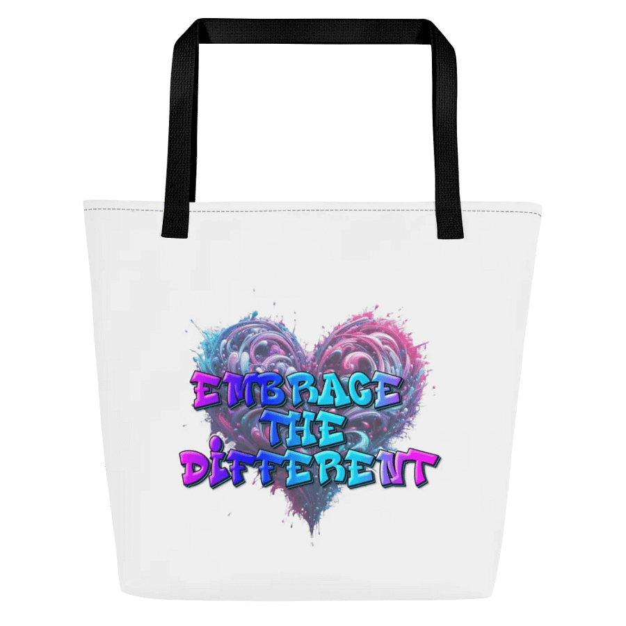Embrace the Different Tote Bag with Inside Pocket product image (7)
