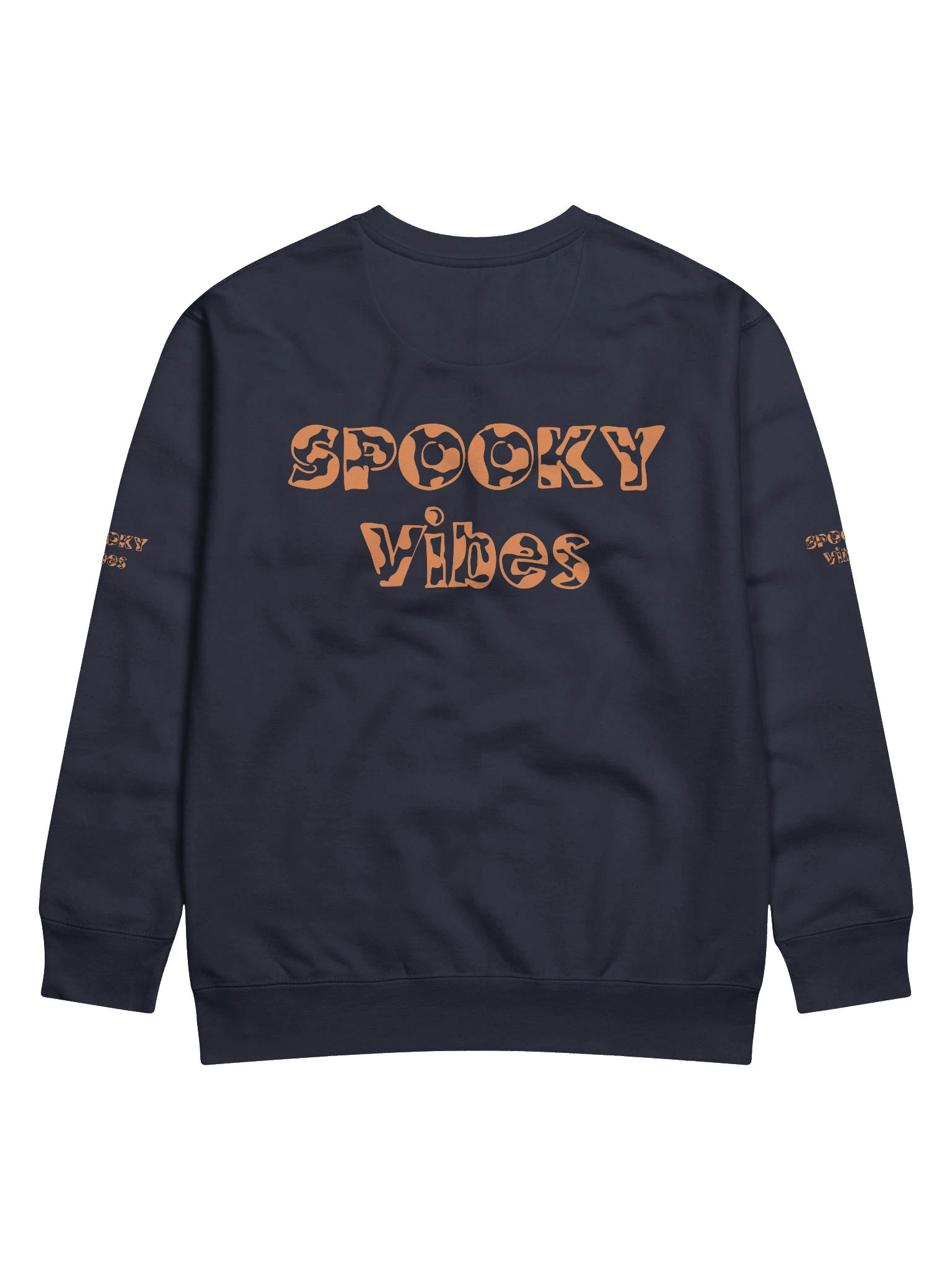 Spooky Vibes Halloween Typography Sweatshirt product image (38)