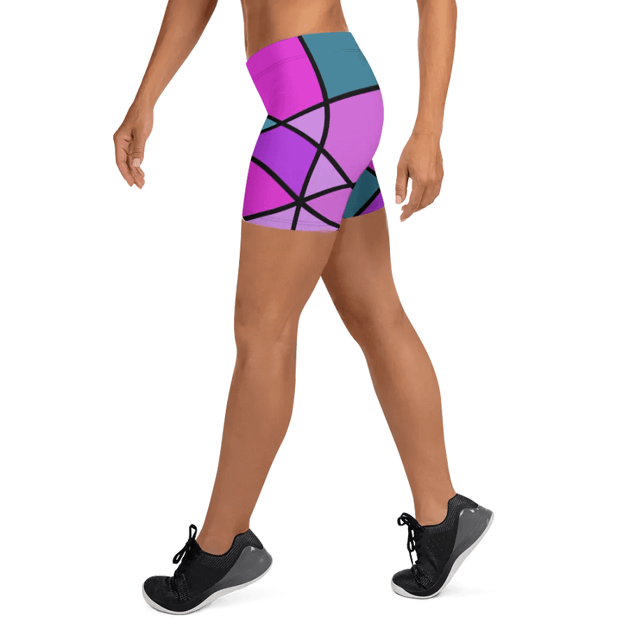 Modern Cool Multi-Colored Geometric Shorts product image (8)