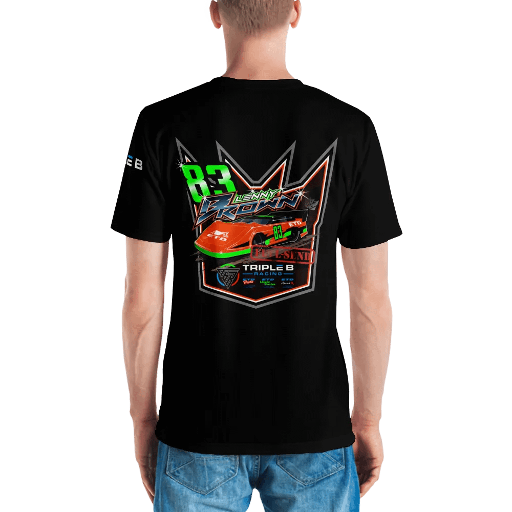 Lenny Brown Late Model T-Shirt (Black) product image (1)