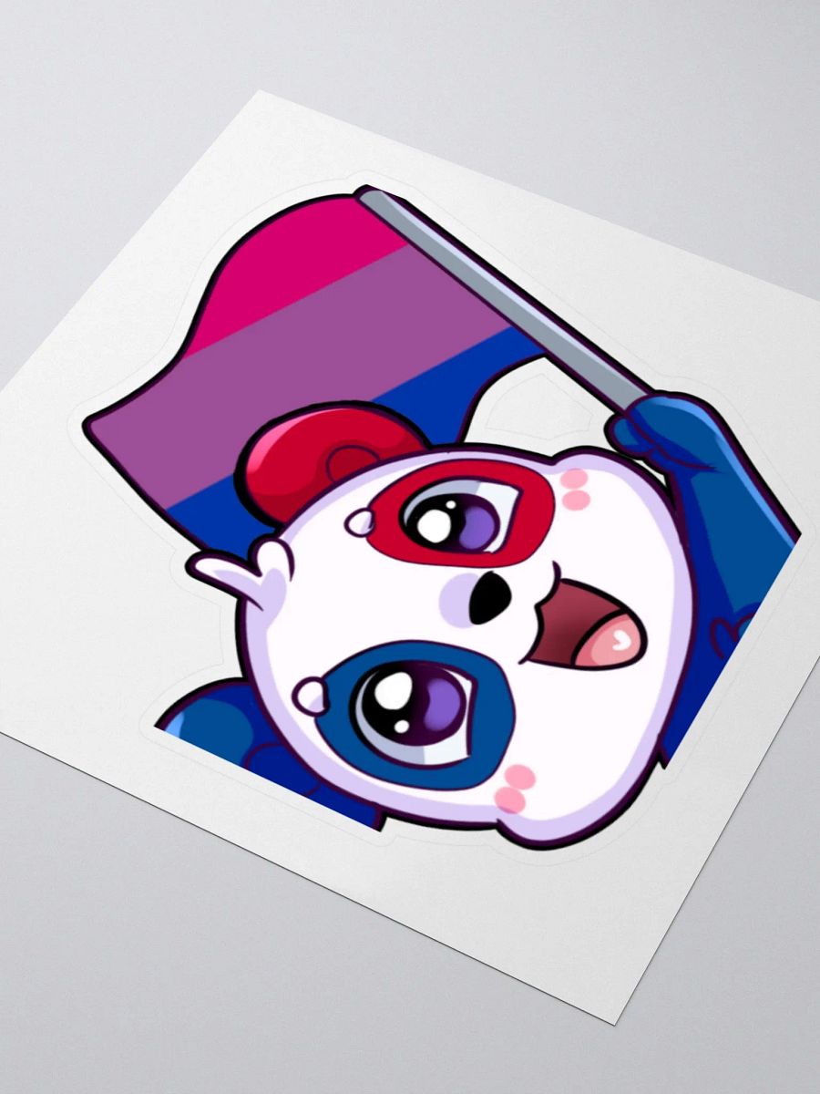 bisexual pride sticker. product image (3)