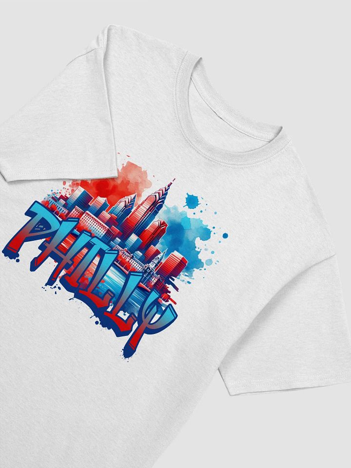 PHILLY CITYSCAPE TEE - RED/BLUE product image (21)