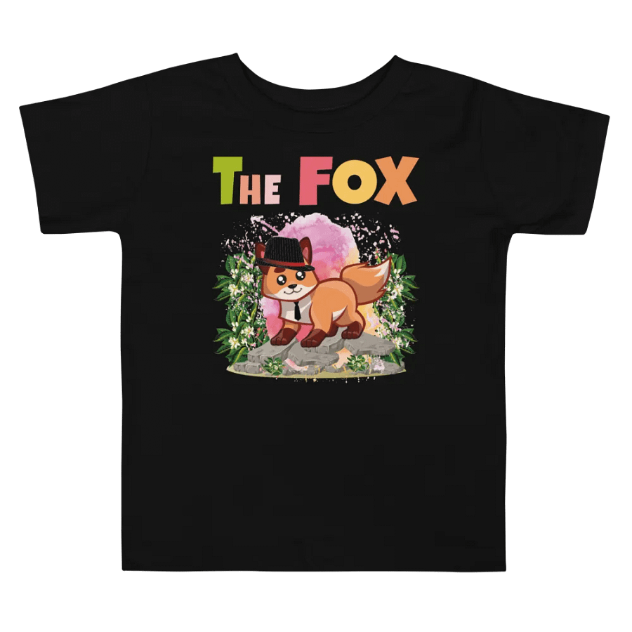 The Fox Colorful Funny Cute Bella +Canvas Toddler T-Shirt – Funny Shirt, Best Gift for Kids product image (4)