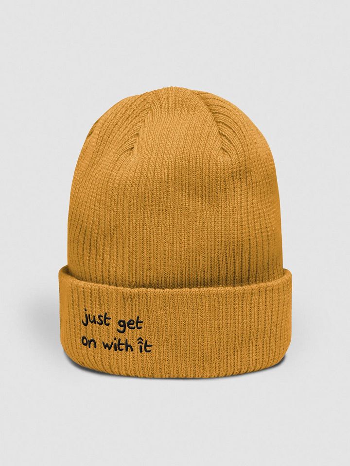 'Just Get On With It' Beanie Hat product image (2)
