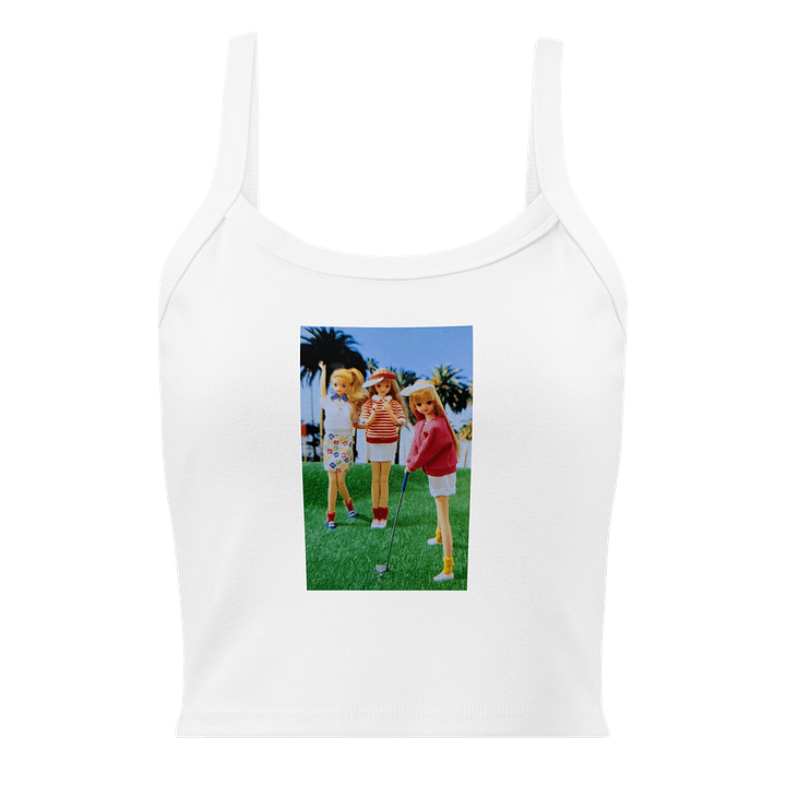 GOLFER White Strappy Tank Top product image (1)