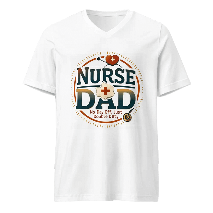 Nurse Dad Double Duty V-Neck Tee product image (1)