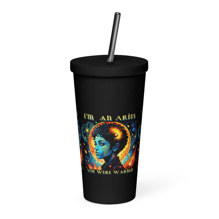 Aries 2025, You Were Warned, Insulated Tumbler product image (1)