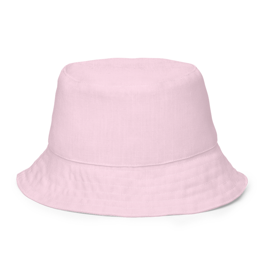 Baby Pink Solid Color Bucket Hat product image (2)