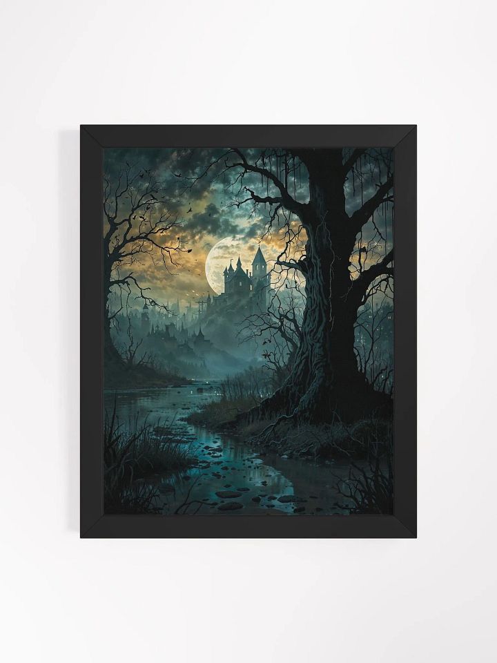 Moonlit Castle Framed Matte Print product image (3)