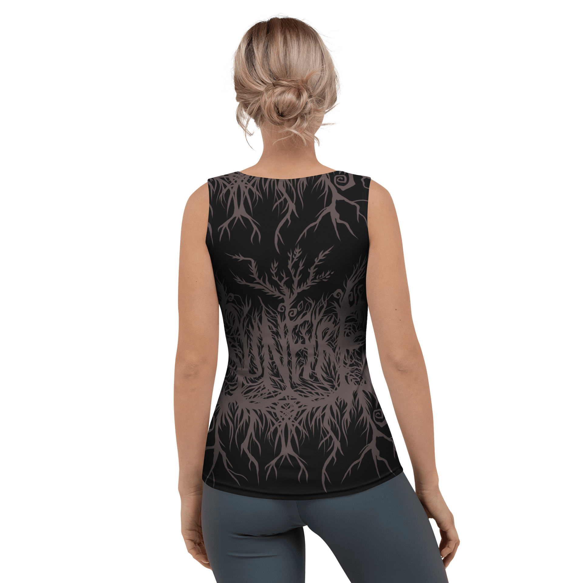 Sunfyre Gray Metal Logo All Over Tank product image (2)