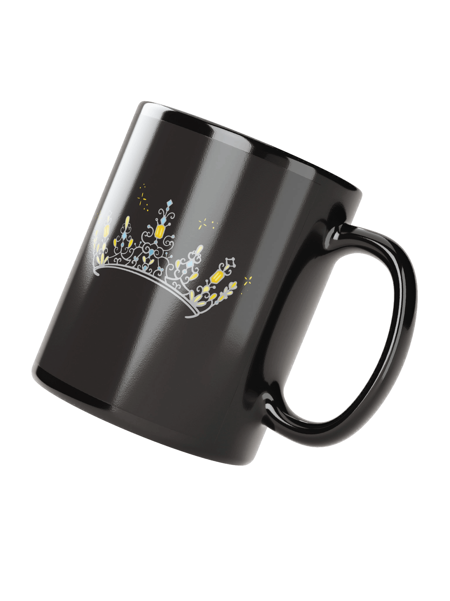 Crown Black Mug product image (2)