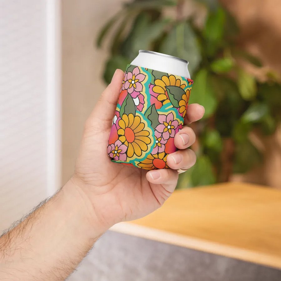 Retro Floral Koozie product image (5)