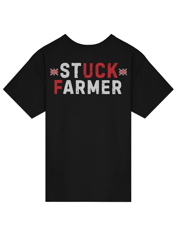 Stuck farmer back side and front side t shirt product image (16)