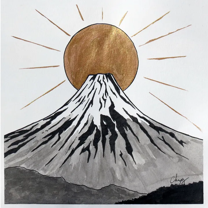 Mt Fuji - Original Drawing product image (2)