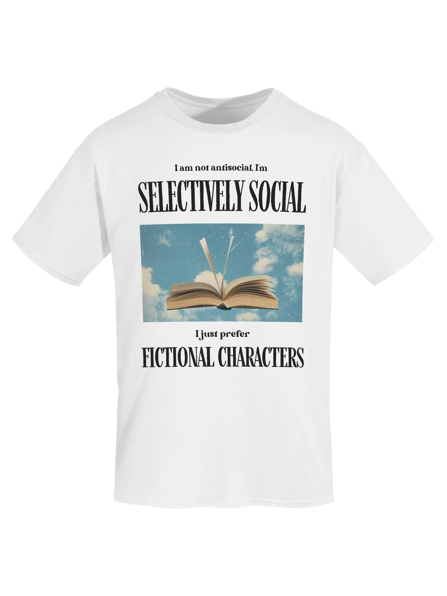 I am not antisocial, I'm selectively social unisex T-shirt product image (2)