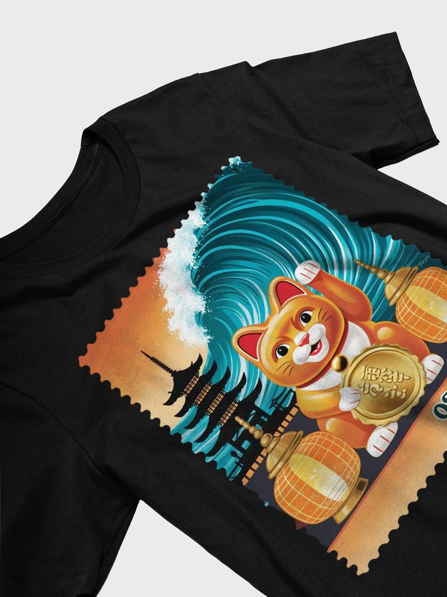 Lucky Cat Waves T-Shirt product image (7)