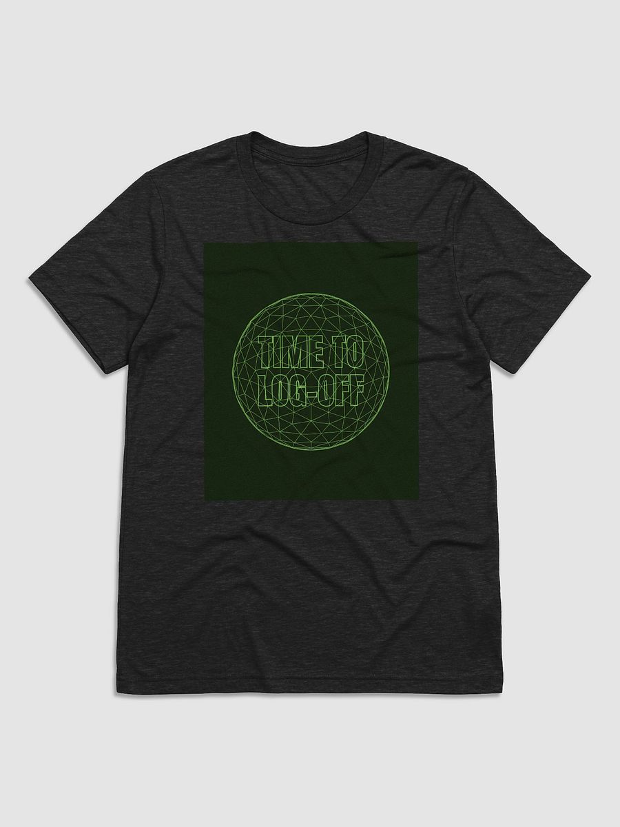 Geometric Green Lines Logo-Off Tee product image (2)