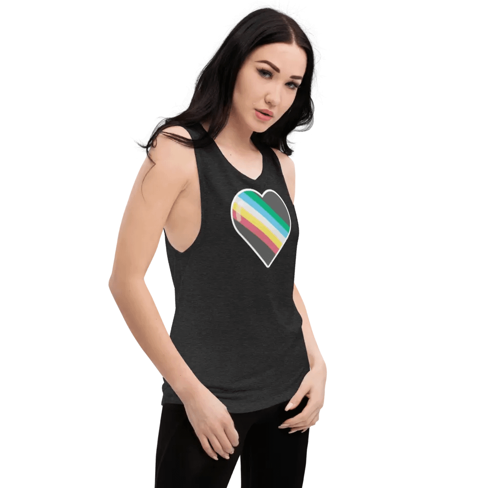 Disability Pride Fitted Muscle Tank product image (25)