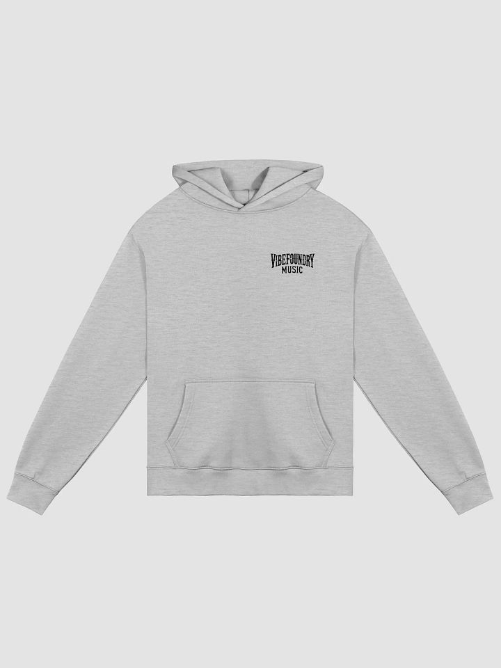 VibeFoundry Music Embroidered Hoodie (Grey) product image (1)