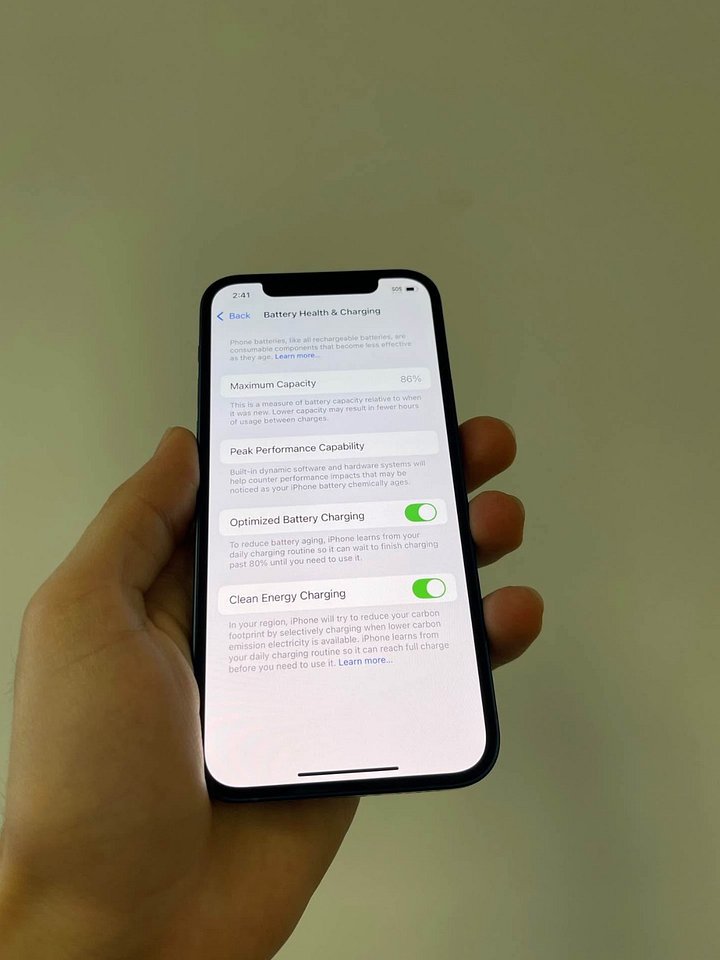 iPhone 12 64 GB Unlocked Used-Blue product image (2)