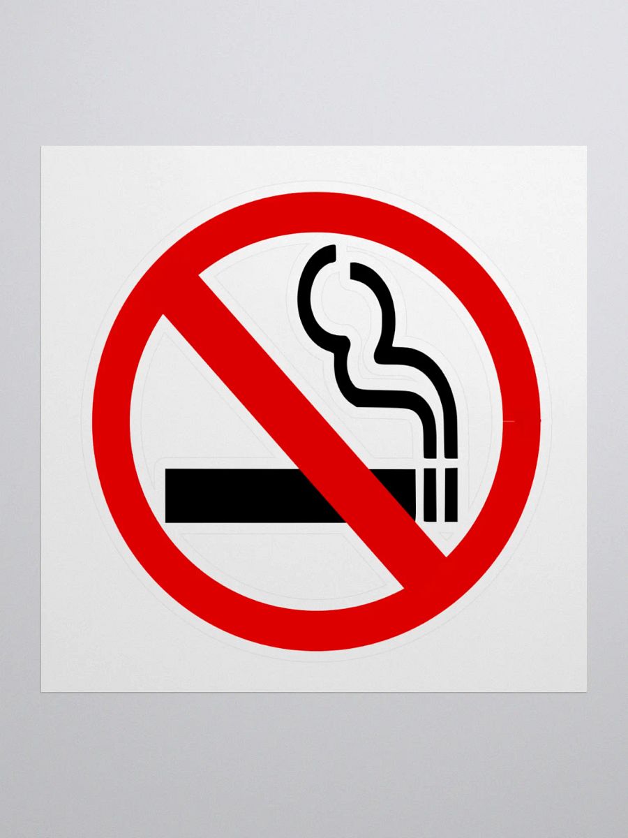 "No Smoking" Sticker product image (1)