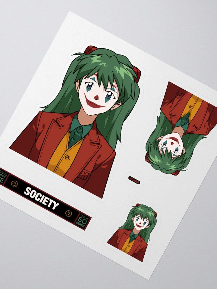 Anti-Woke Clown Tsundere Sticker Set product image (2)